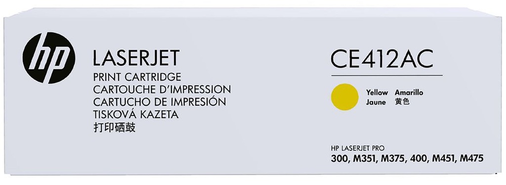 Toner HP CE412AC Contract Gul