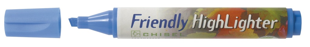 Överstrykpenna Friendly blå