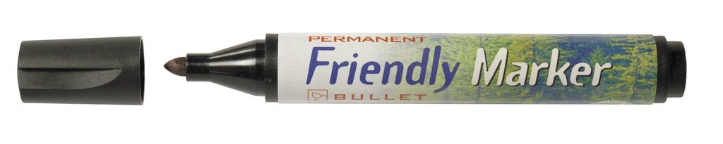 Märkpenna Friendly Marker konisk svart