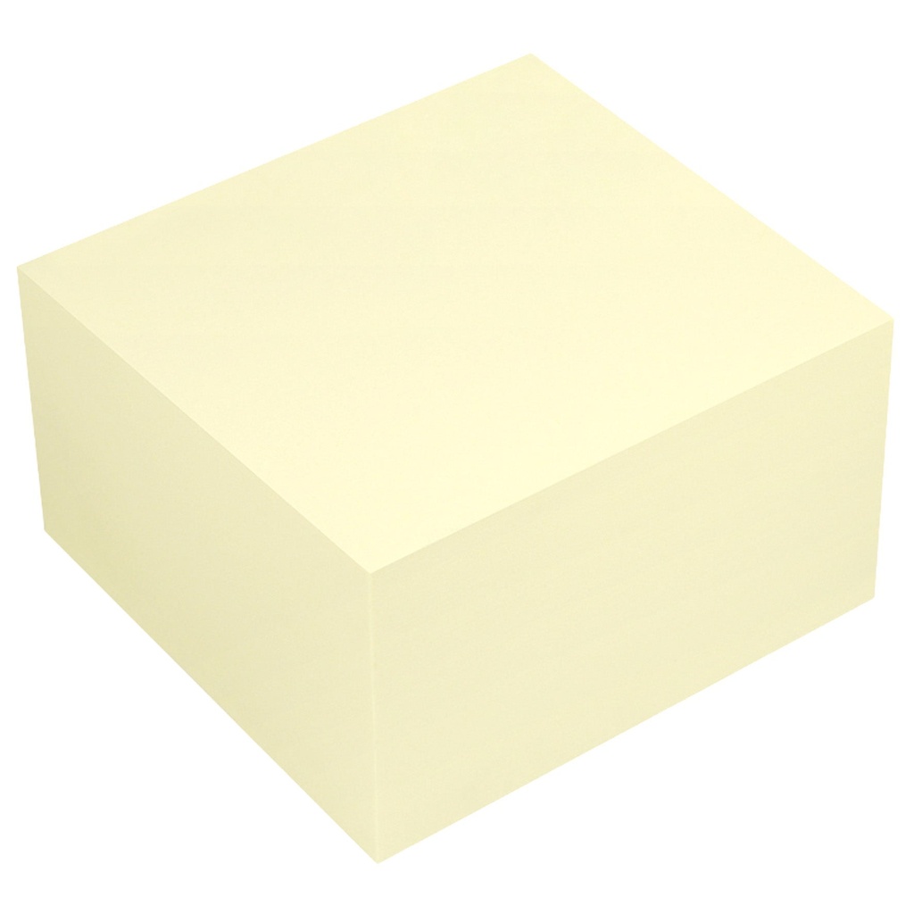Notiskub Info 75x75 mm 400 blad gul