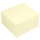 Notiskub Info 75x75 mm 400 blad gul