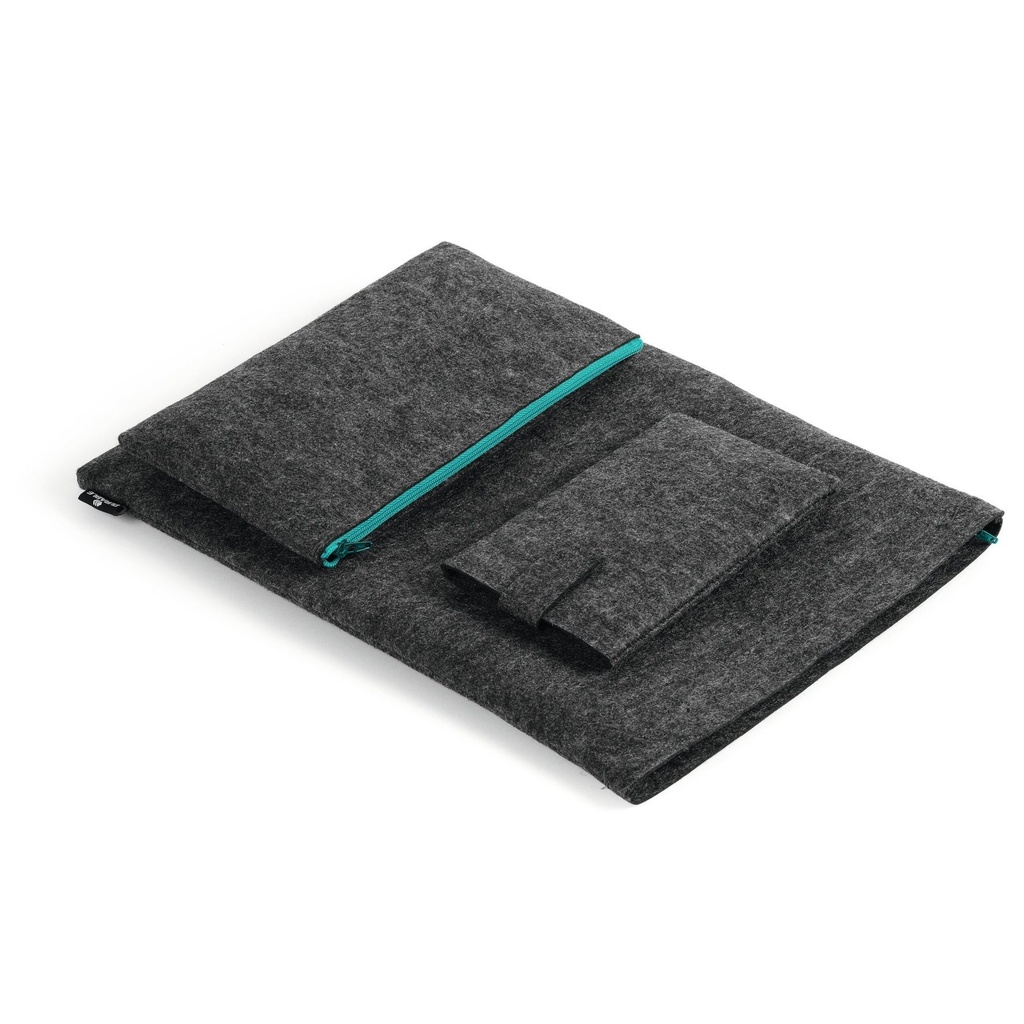 Datorfodral 16,4'' MultiBag EFFECT grå/grön
