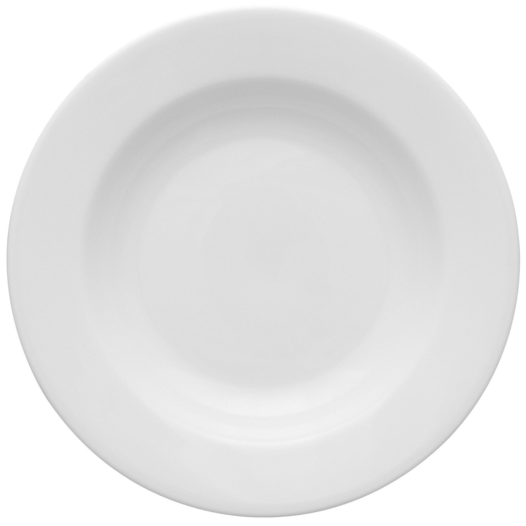 Tallrik djup Kaszub 24 cm vit