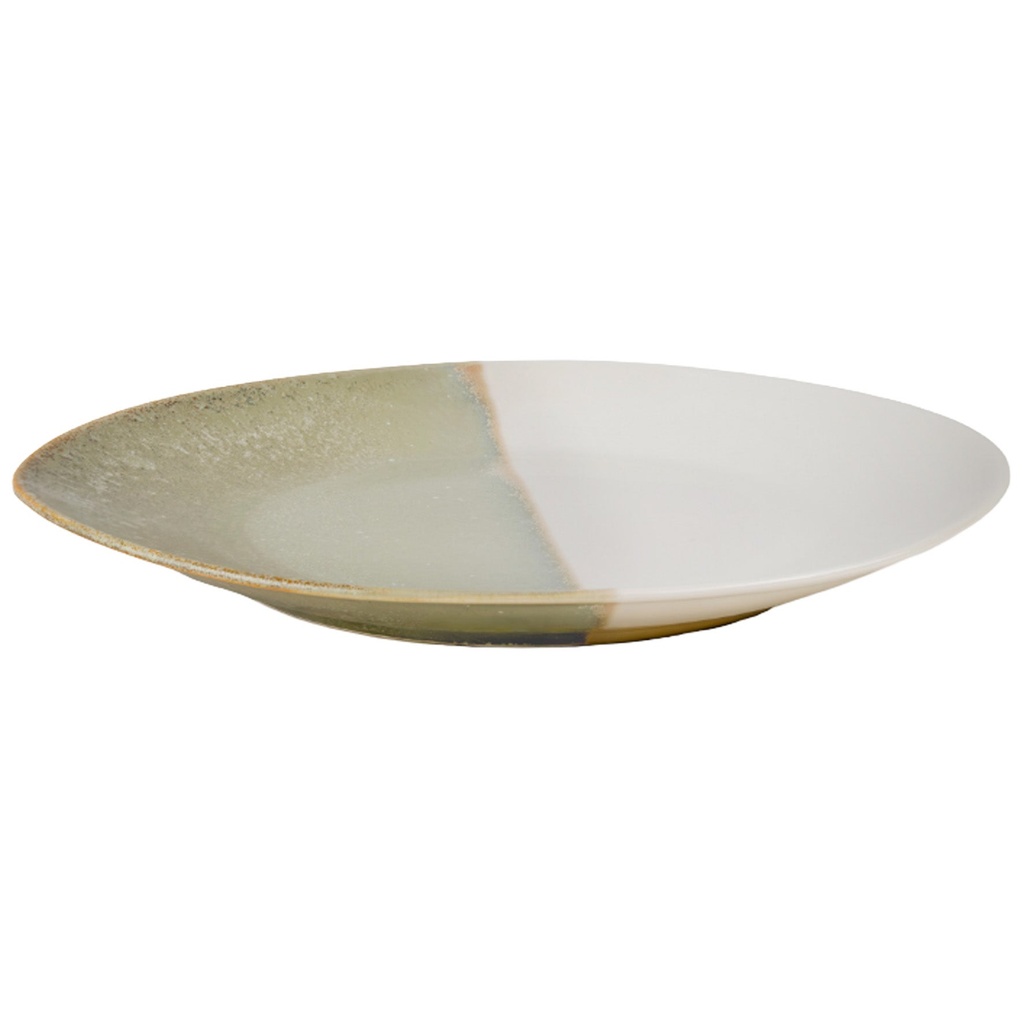Tallrik flat Soho Verde 30 cm grön/beige