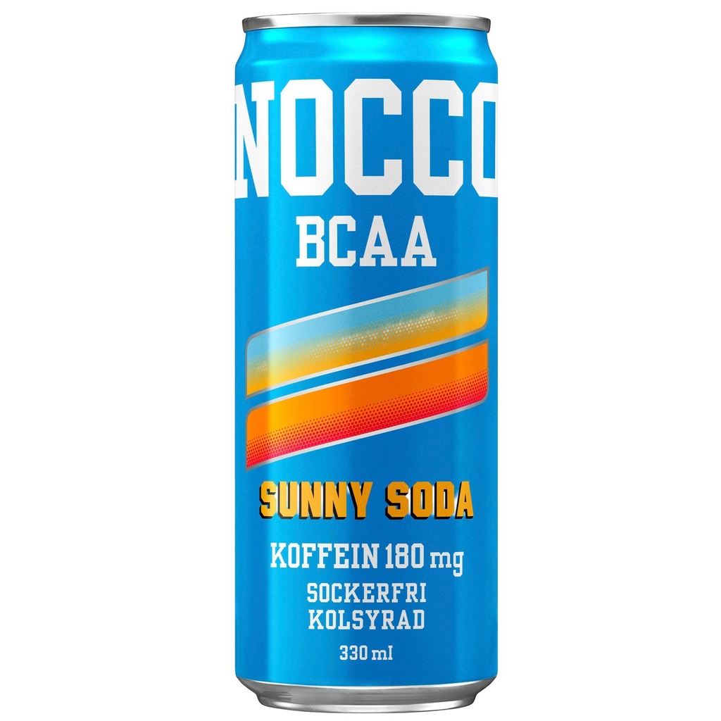 Energidryck Nocco Sunny Soda 33 cl inkl pant