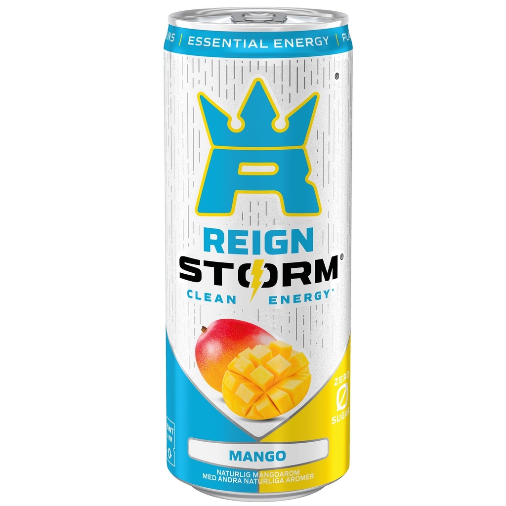 Energidryck Reign Storm Mango 12x355 ml inkl pant