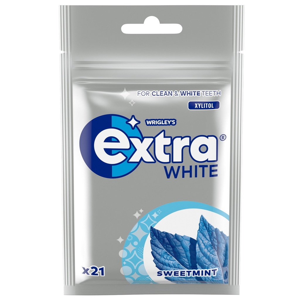 Tuggummi Extra White Sweet Mint 30 påsar 