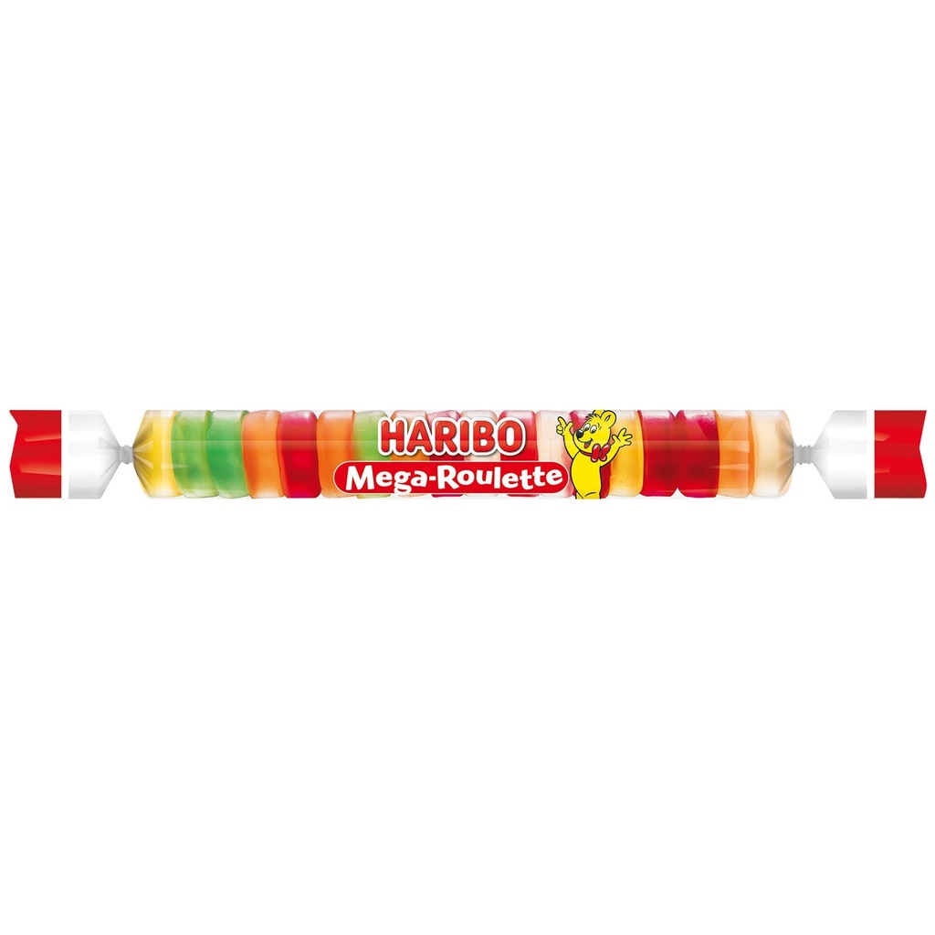 Godis Haribo Mega Roulette Frukt 40x45 g