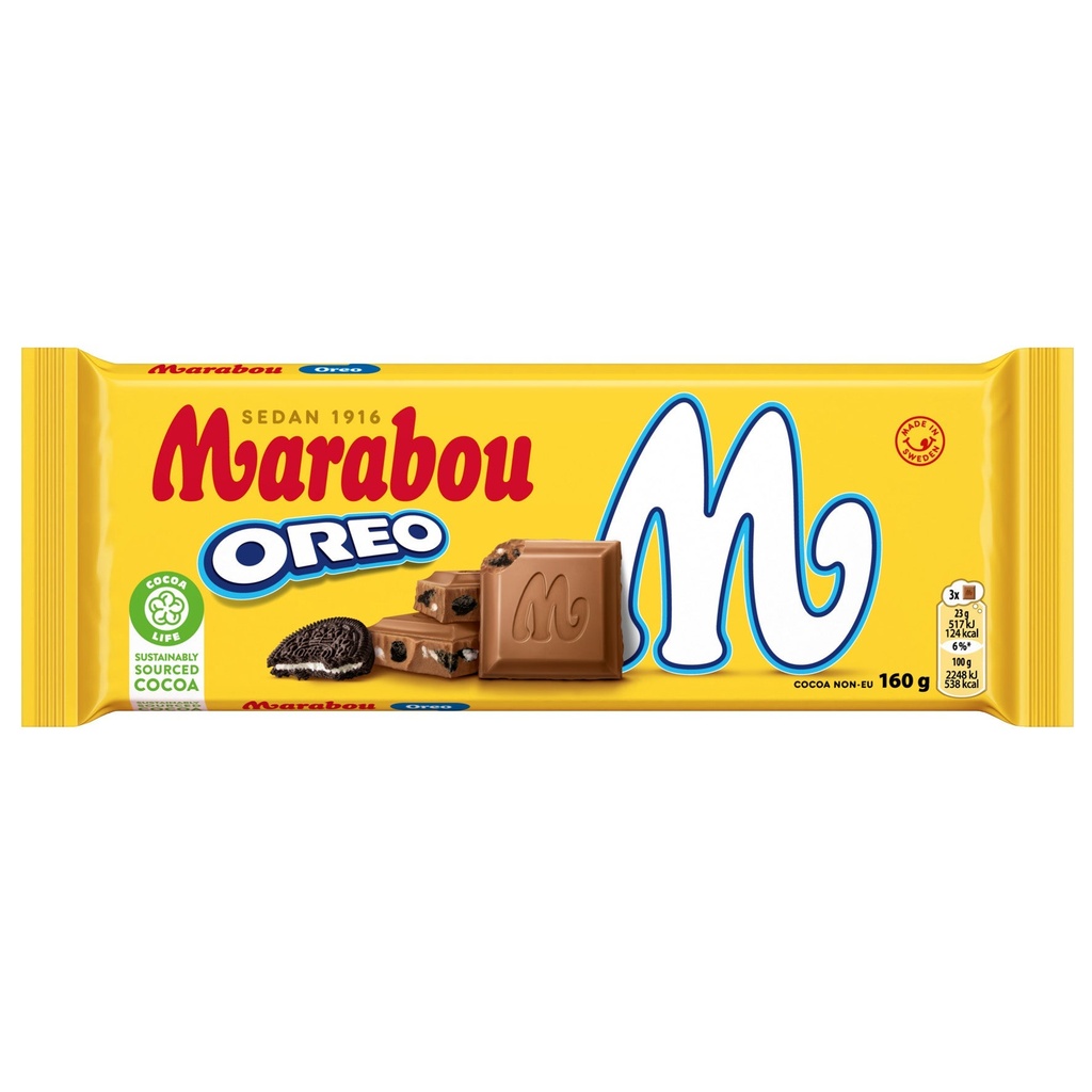 Mjölkchoklad Marabou Oreo 15x160 g
