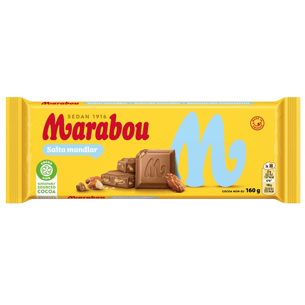 Choklad Marabou Salta Mandlar 15x160 g