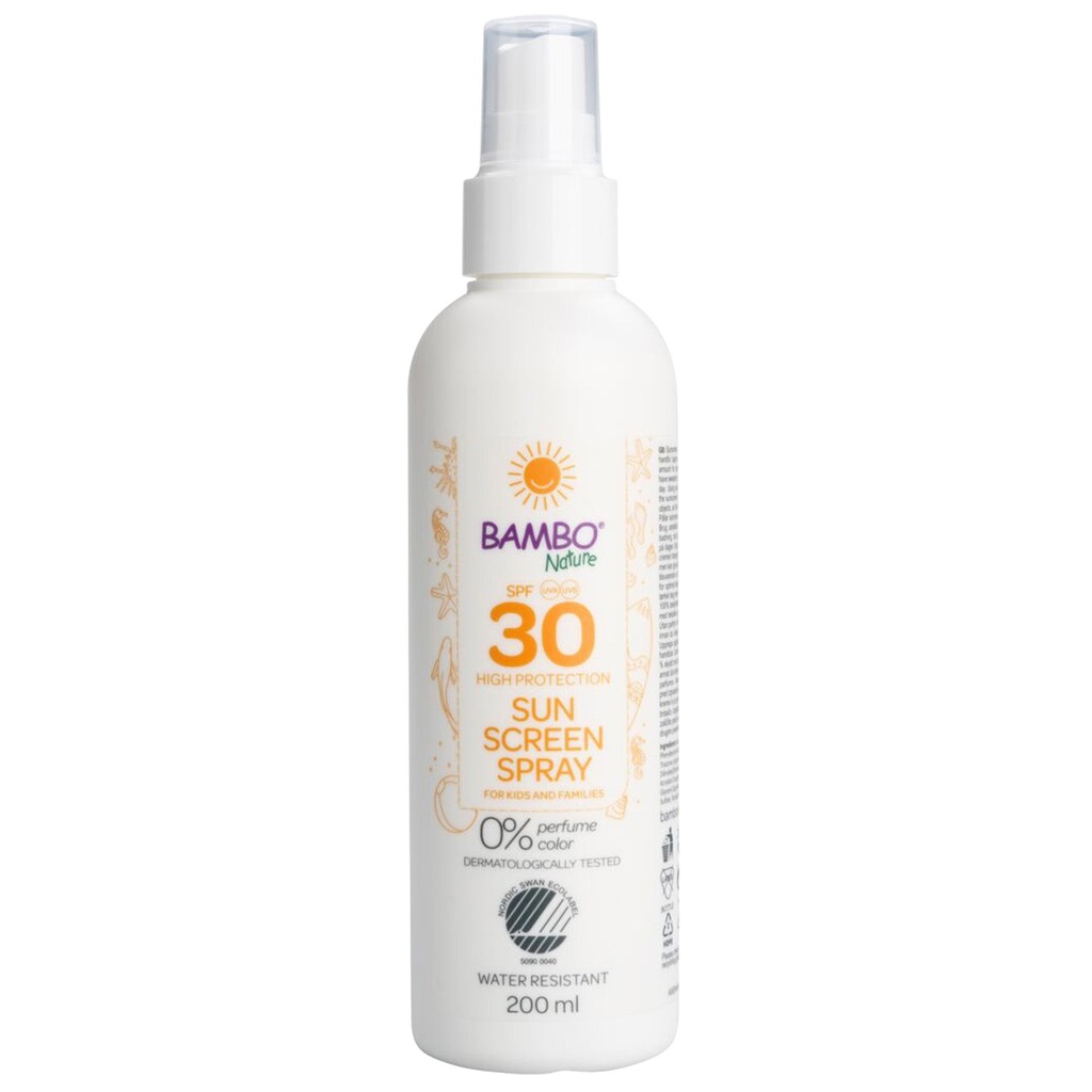 Solskydd spray Bambo Nature Spf 30 200 ml