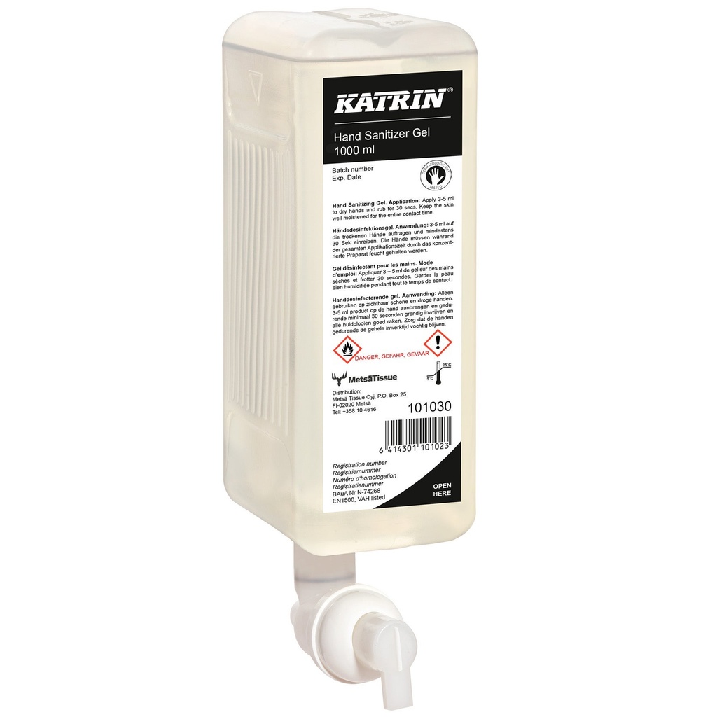 Handdesinfektion gel 84,3% 1 liter