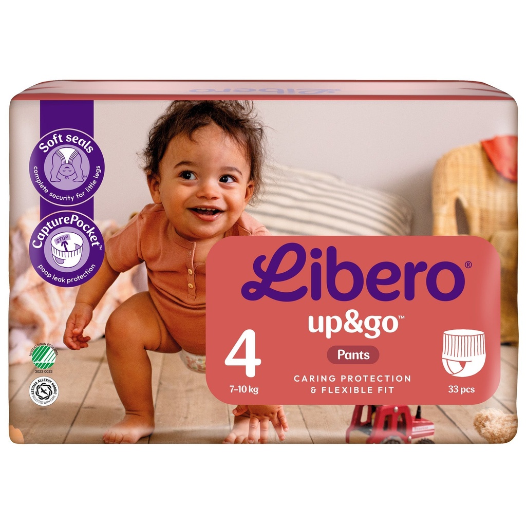 Blöjor Libero Up&Go 4, 7–10 kg 33-pack