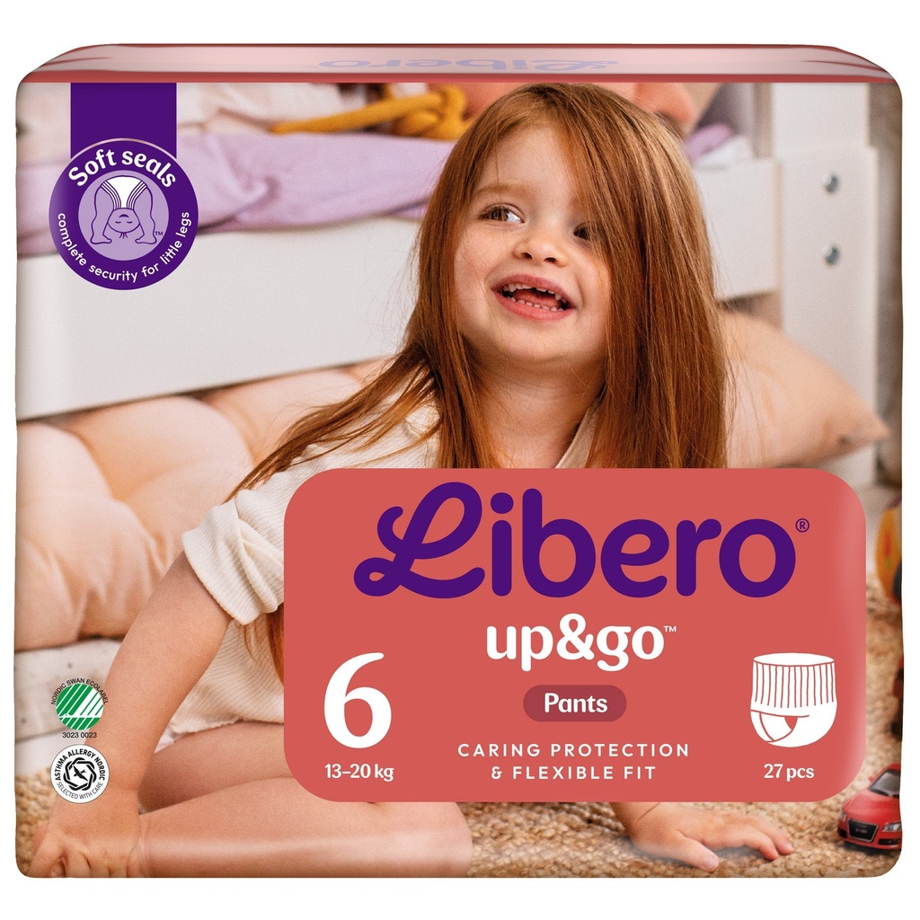 Blöjor Libero Up&Go 6, 13–20 kg 27-pack