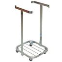 Säckvagn Stabil 240 liter Zink