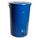 Avfallstunna Greger med lock/pedal 70 liter blå