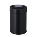 Papperskorg SAFE+ 15 liter svart