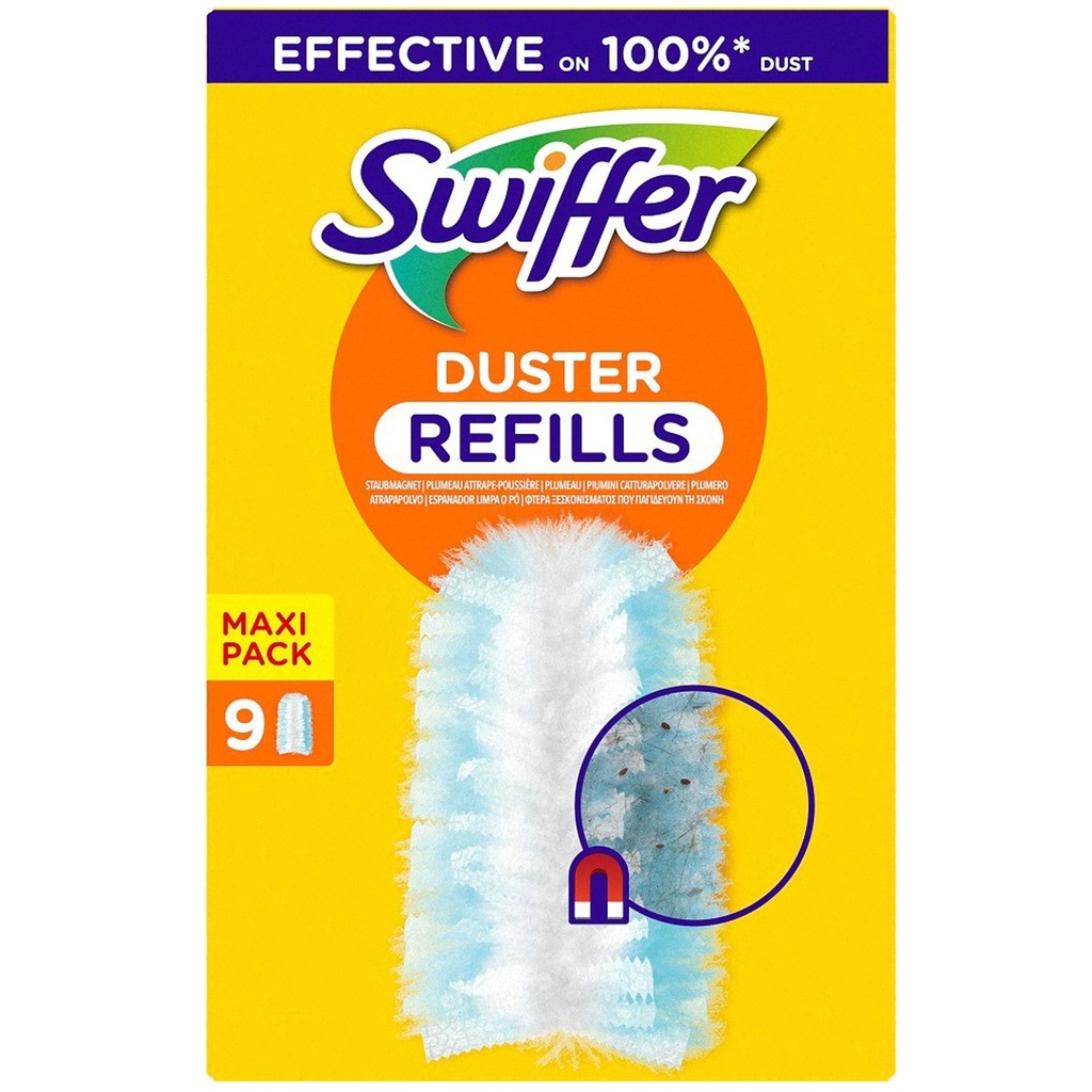 Refill till dammvippa Swiffer Duster 9-pack