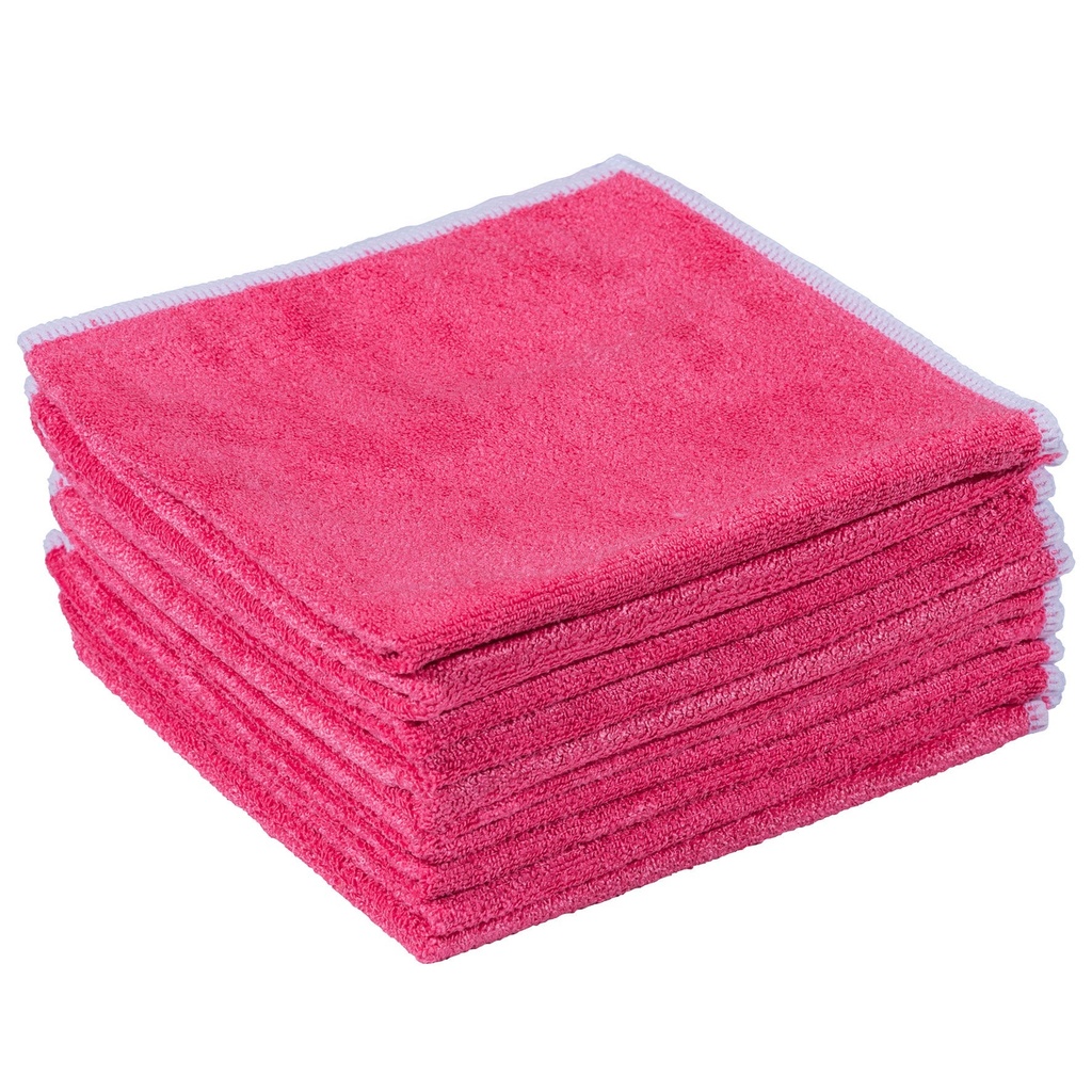 Mikrofiberduk 40x40 cm röd