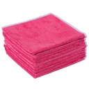 Mikrofiberduk 40x40 cm röd