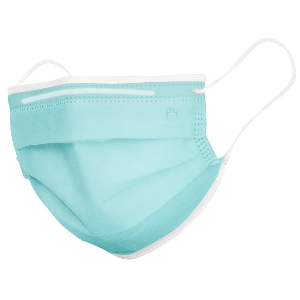 Munskydd IIR Opharm 50-pack turkos