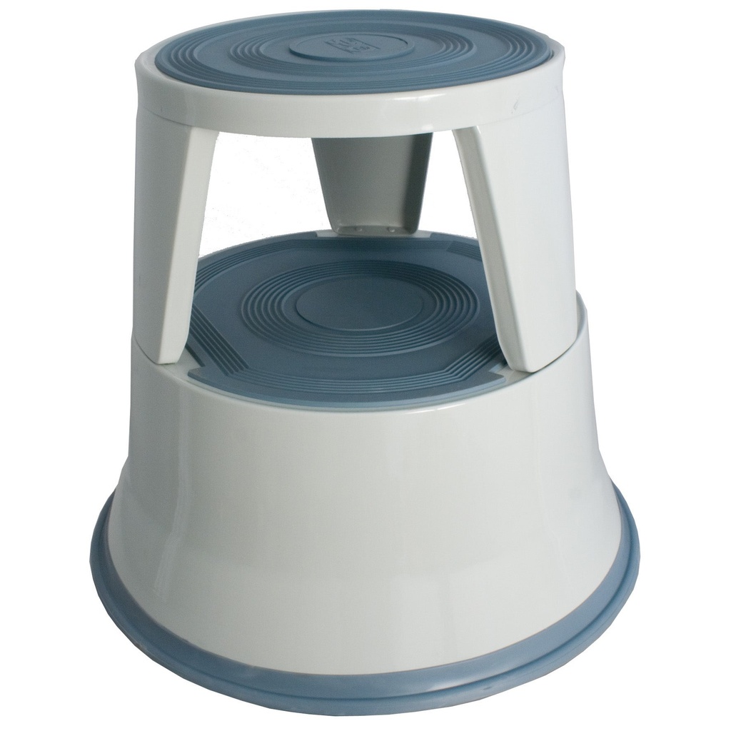 Stegpall 41 cm metall grå