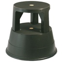 Stegpall 39 cm plast svart
