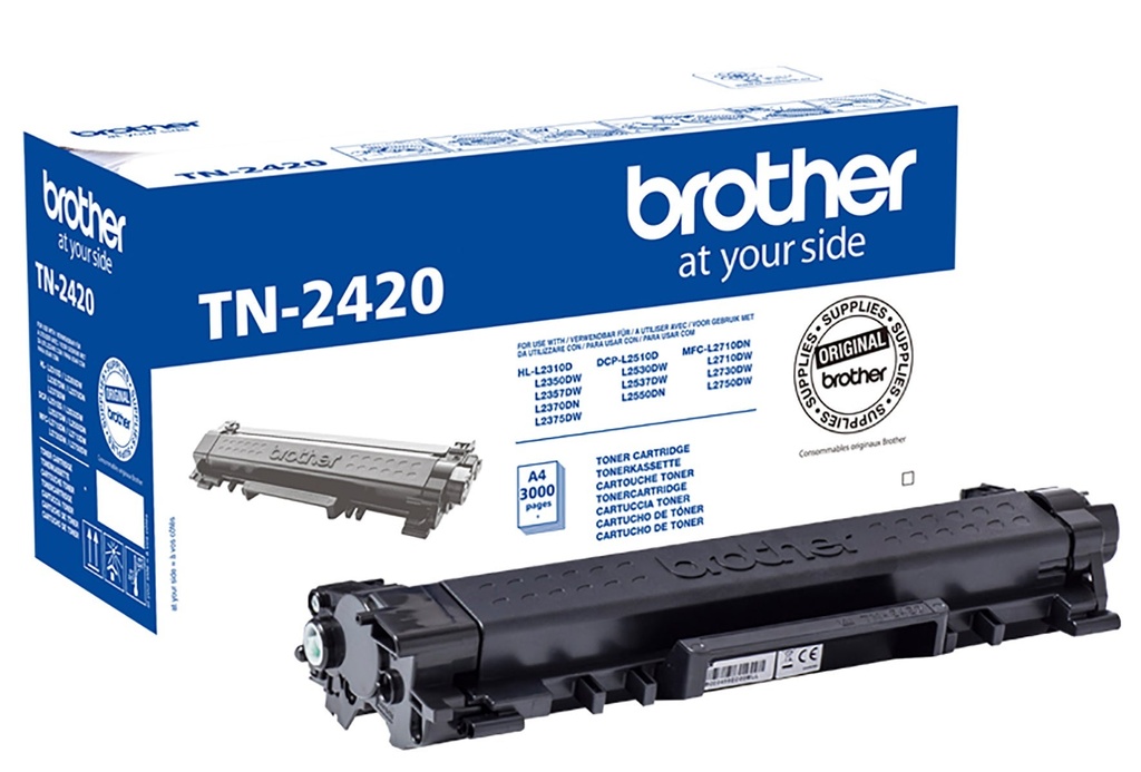 Toner Brother TN2420 Svart