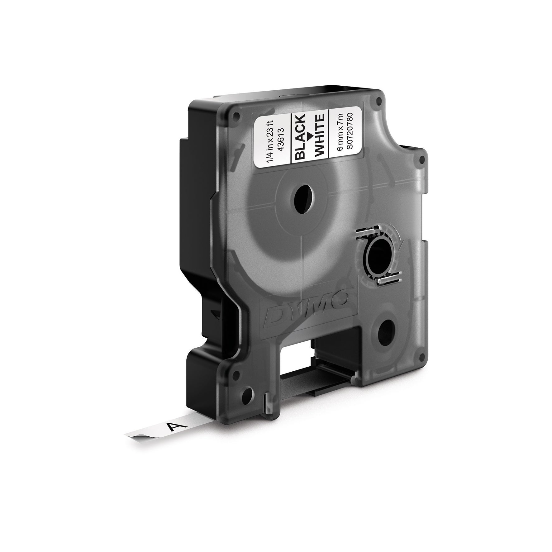 [2043613] Märkband Dymo D1 6 mm svart/vit