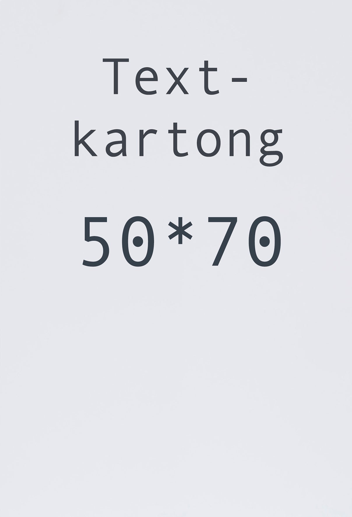[2277600] Kartong 50x70 cm vit 10 st/fp