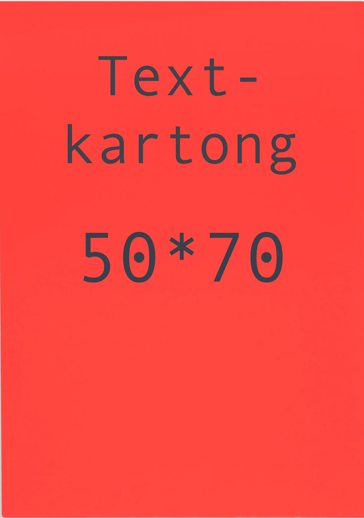 [2277602] Kartong 50 x 70 cm fluor. röd 10 st/fp