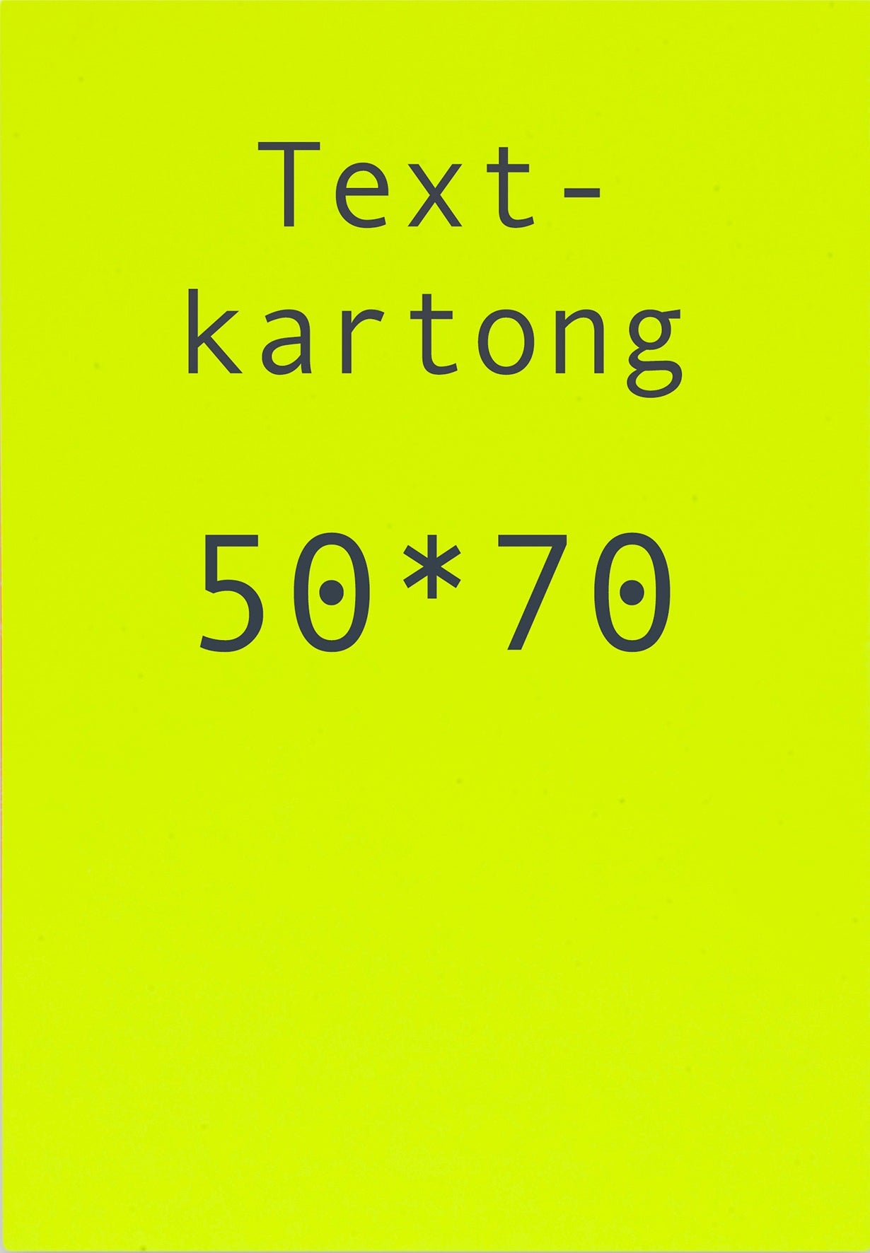 [2277605] Kartong 50 x 70 cm fluor. gul 10 st/fp