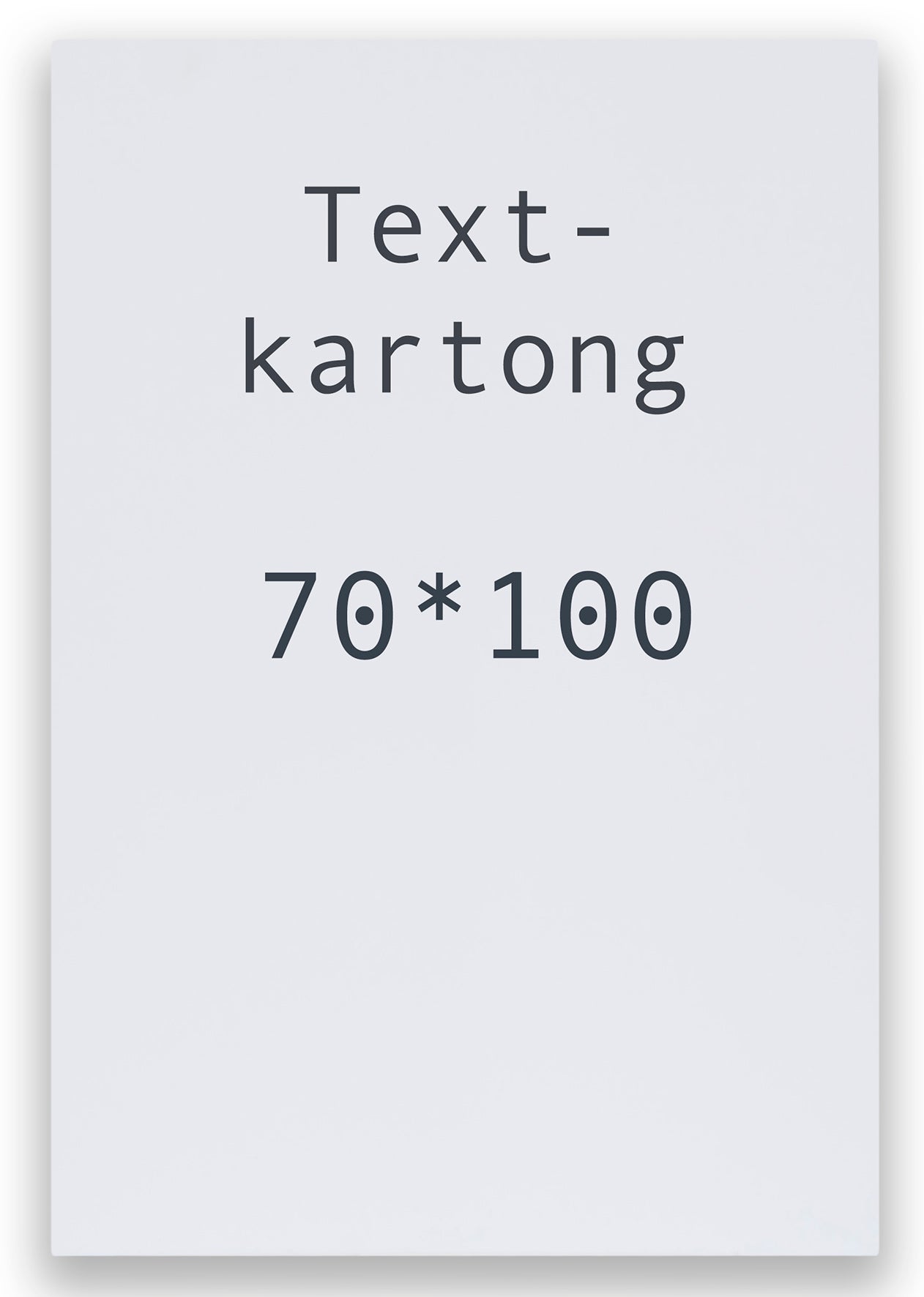 [2278010] Kartong 70 x 100 cm vit 5 st/fp