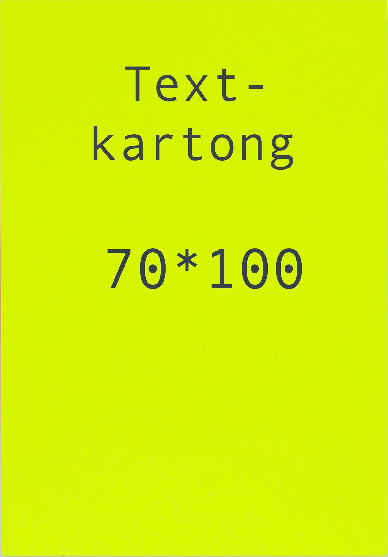 [2278015] Kartong 70 x 100 cm fluor gul 5 st/fp