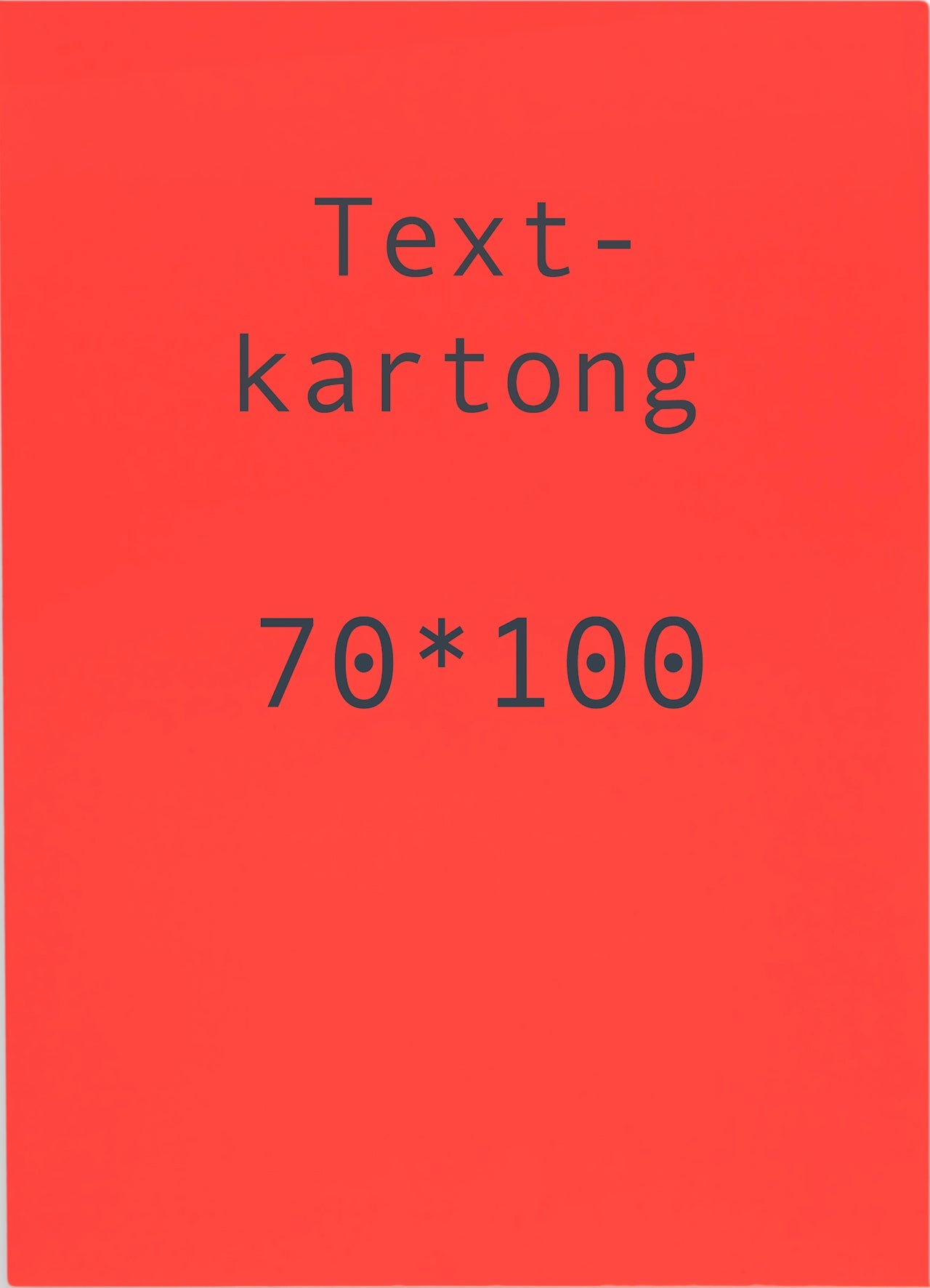[2278012] Kartong 70 x 100 cm fluor röd 5 st/fp