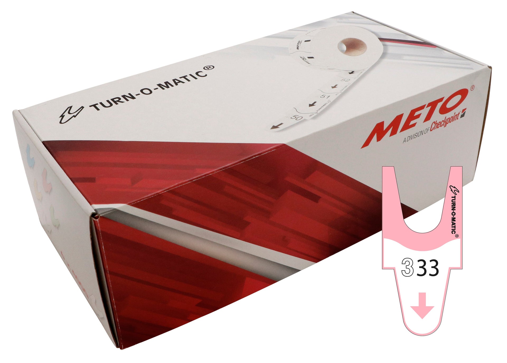 [2490072] Nummerlappar T90 rosa 6 st/fp