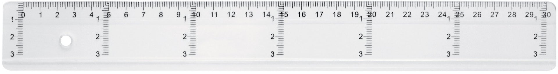 [2041116] Linjal med tvärgradering 30cm