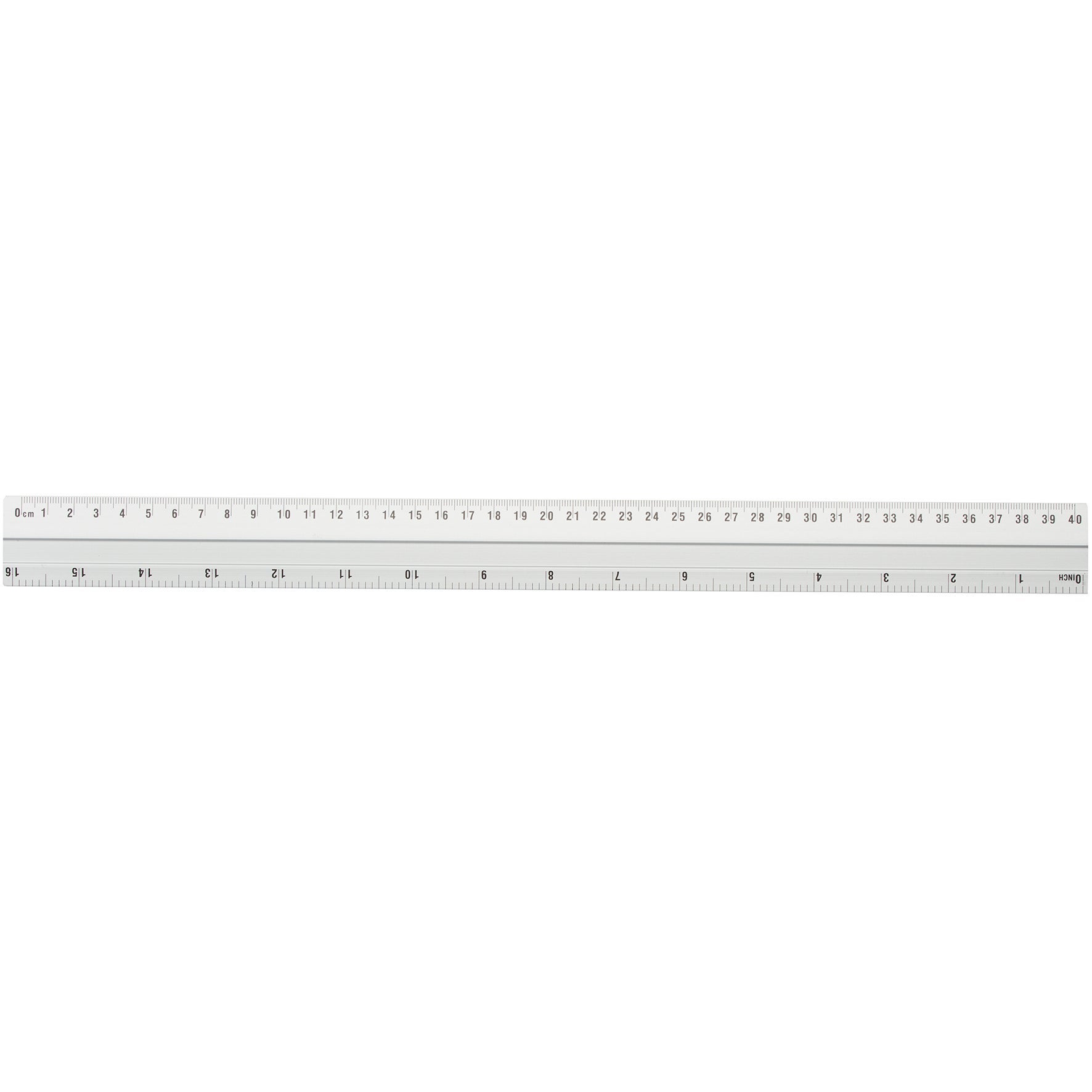 [2120915] Linjal aluminium 40 cm