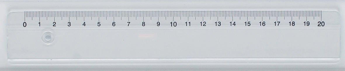 [2120100] Linjal plast 200 mm