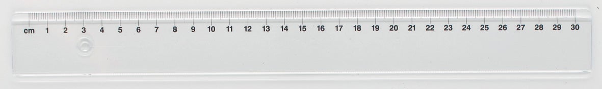 [2120101] Linjal plast 300 mm