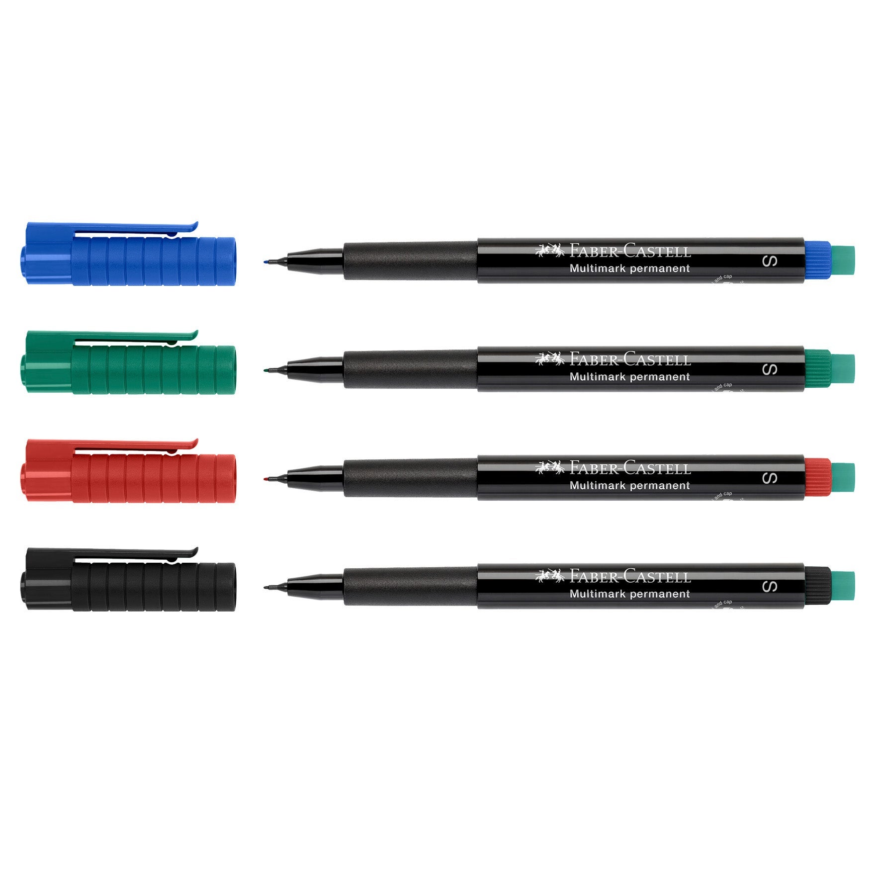 [2219444] Märkpenna Faber Castell Superfine permanent 4 st/fp