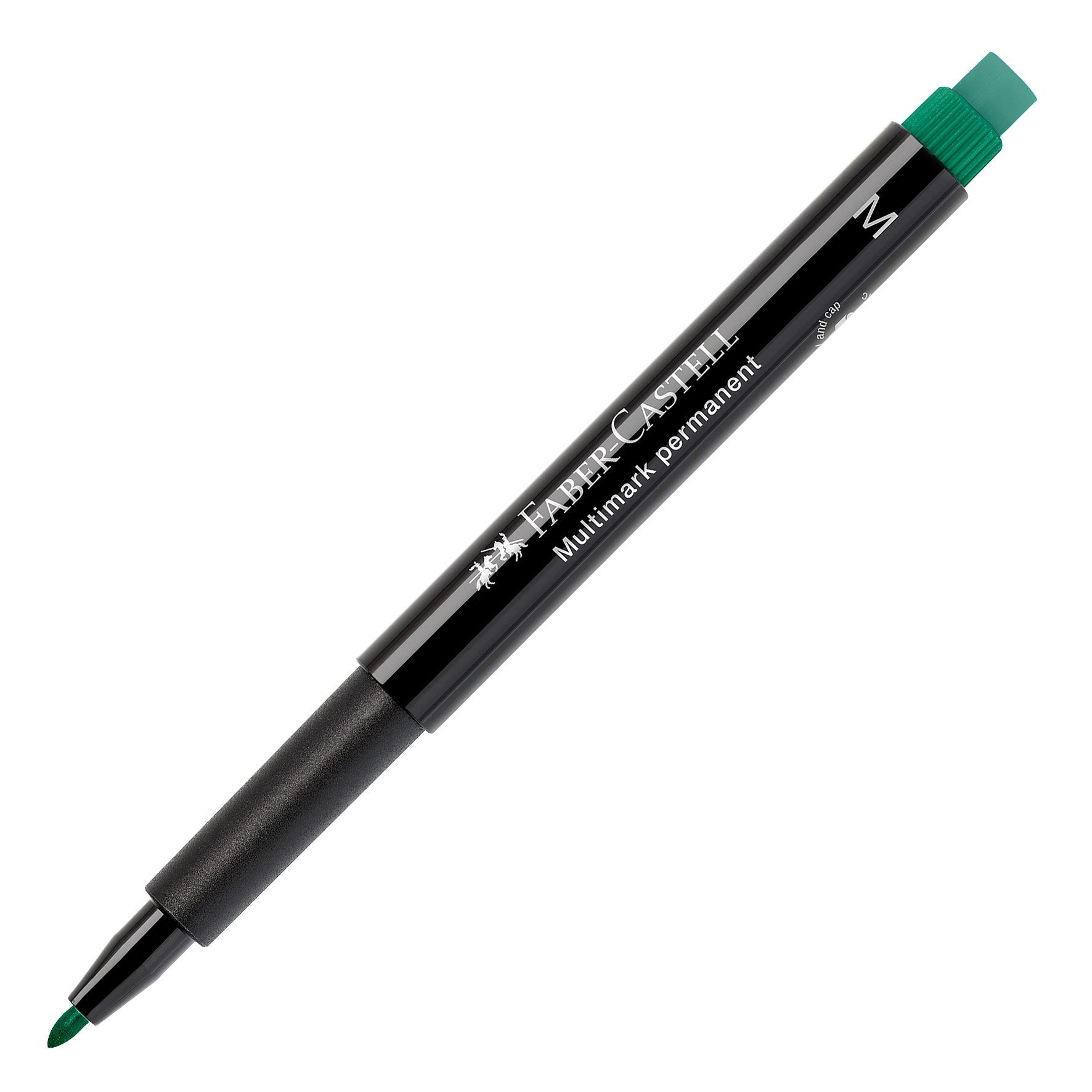 [2219473] Märkpenna Faber Castell Medium permanent grön