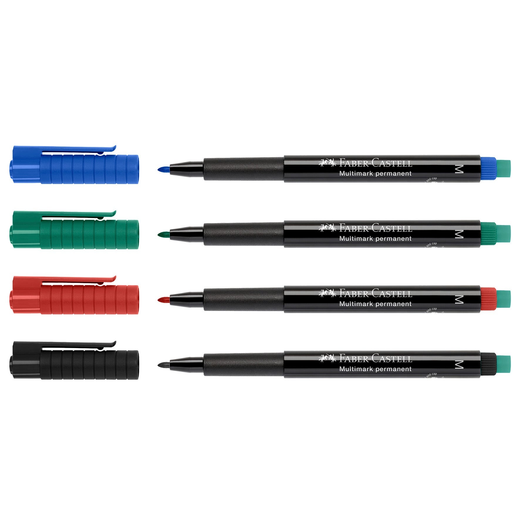 [2219484] Märkpenna Faber Castell Medium permanent 4 st/fp