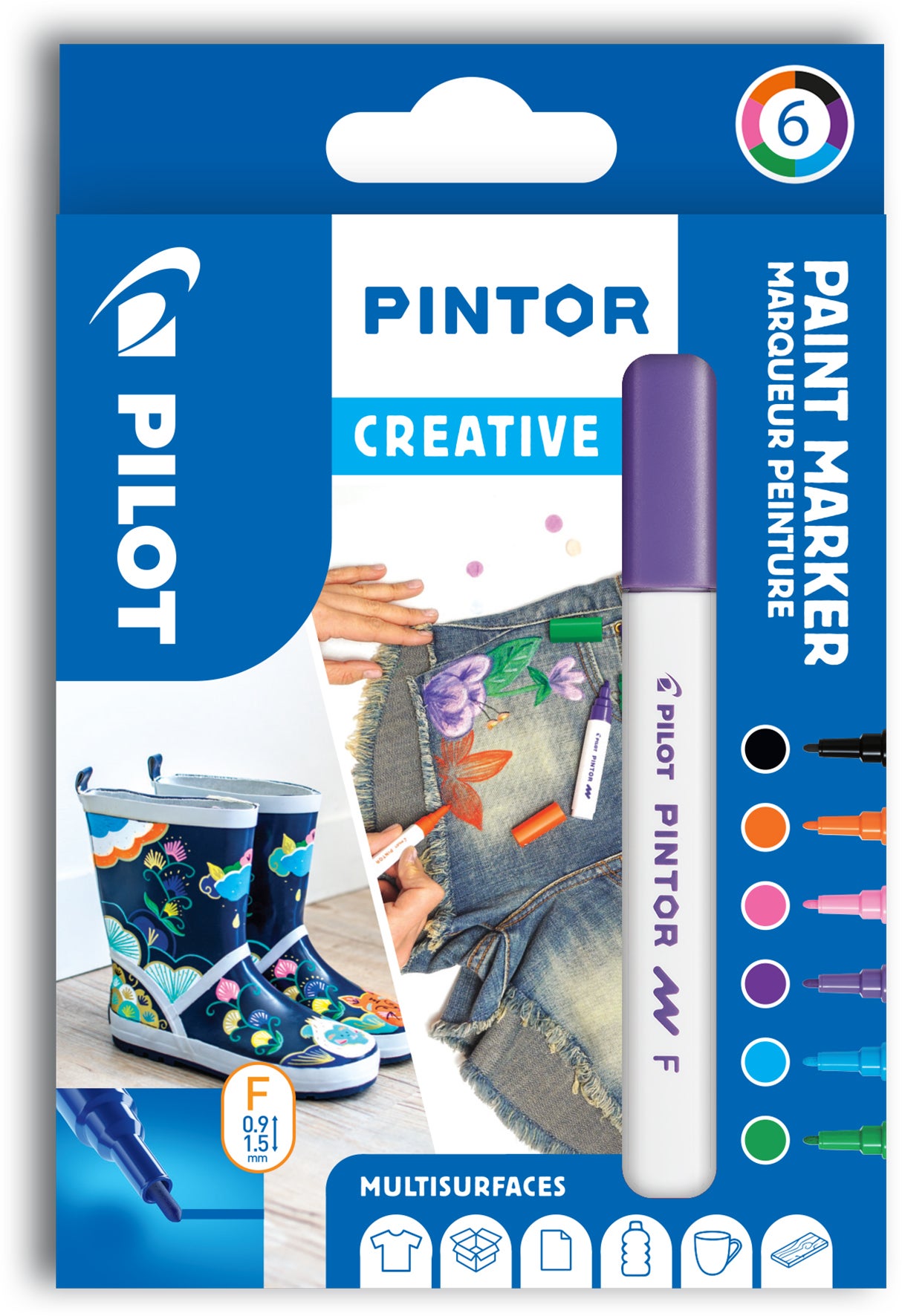 [2218464] Märkpenna Pintor creativ 6 st/fp