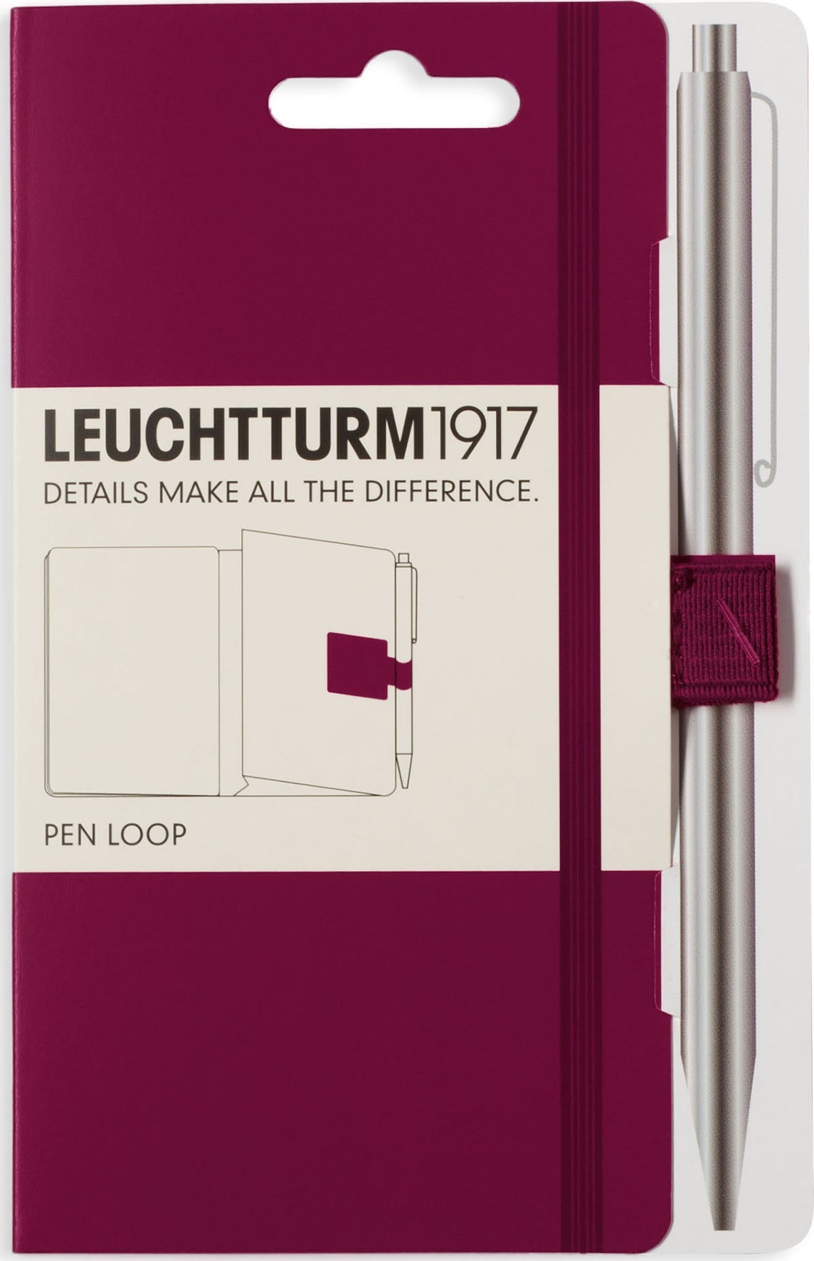 [2369992] Pennhållare Pen loop  Port Red