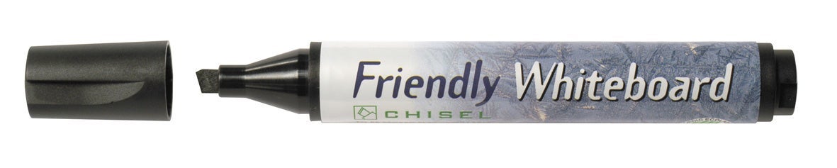 [2409514] Whiteboardpenna Friendly sned svart