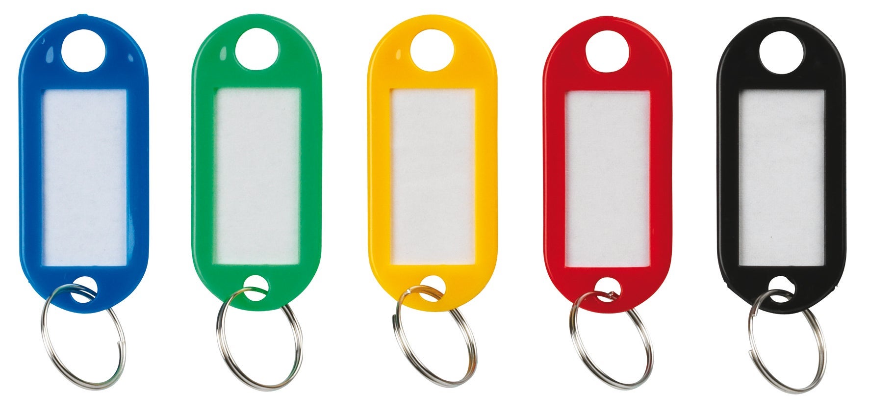 [2362958] Nyckelbricka sorterade färger 100-pack