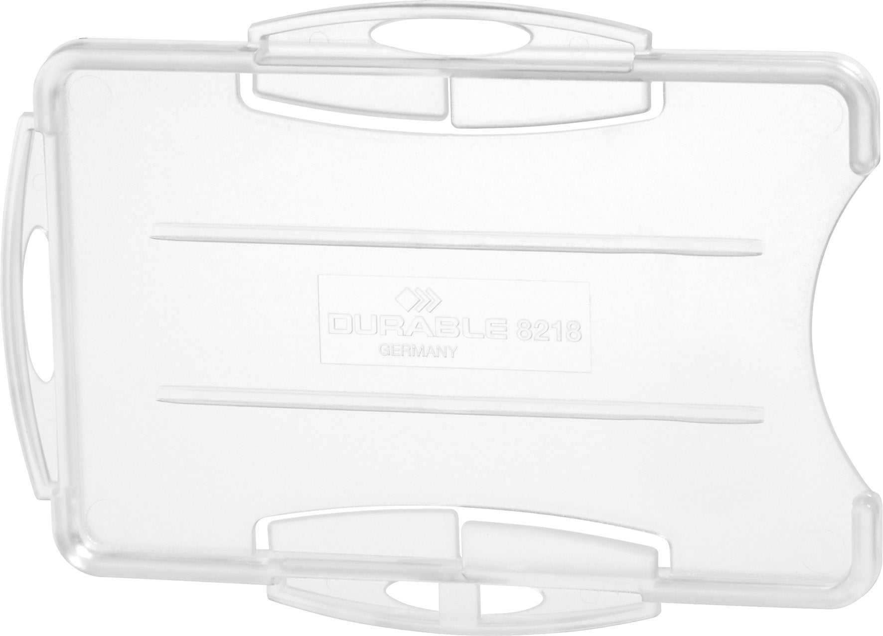 [8553040] Korthållare 2Ö utan fäste transparent 10 st/fp