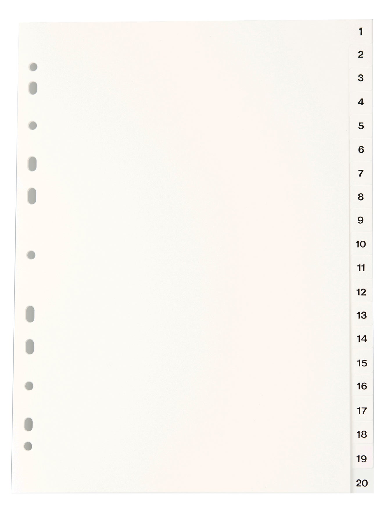 [2680127] Register vit PP A4 1-20 10st/fp
