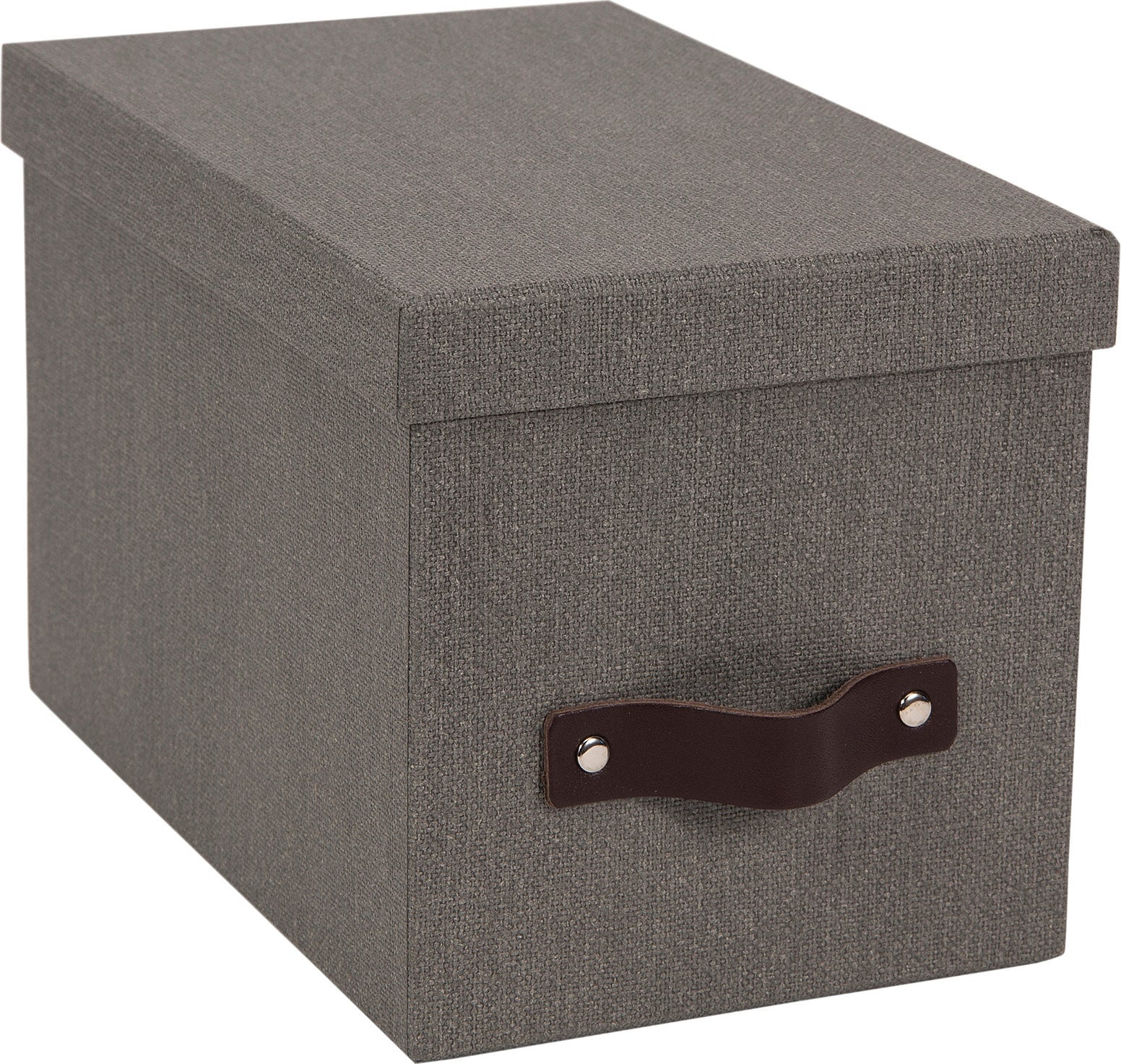 [5800579] Förvaringsbox Kristina canvas grå